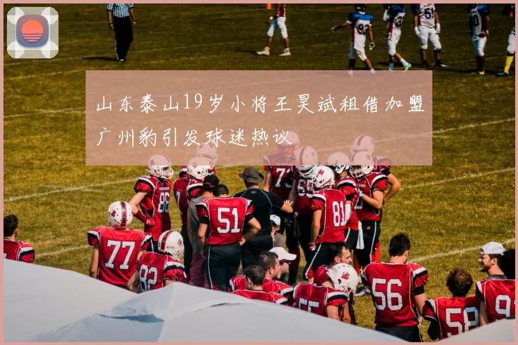 山东泰山19岁小将王昊斌租借加盟广州豹引发球迷热议